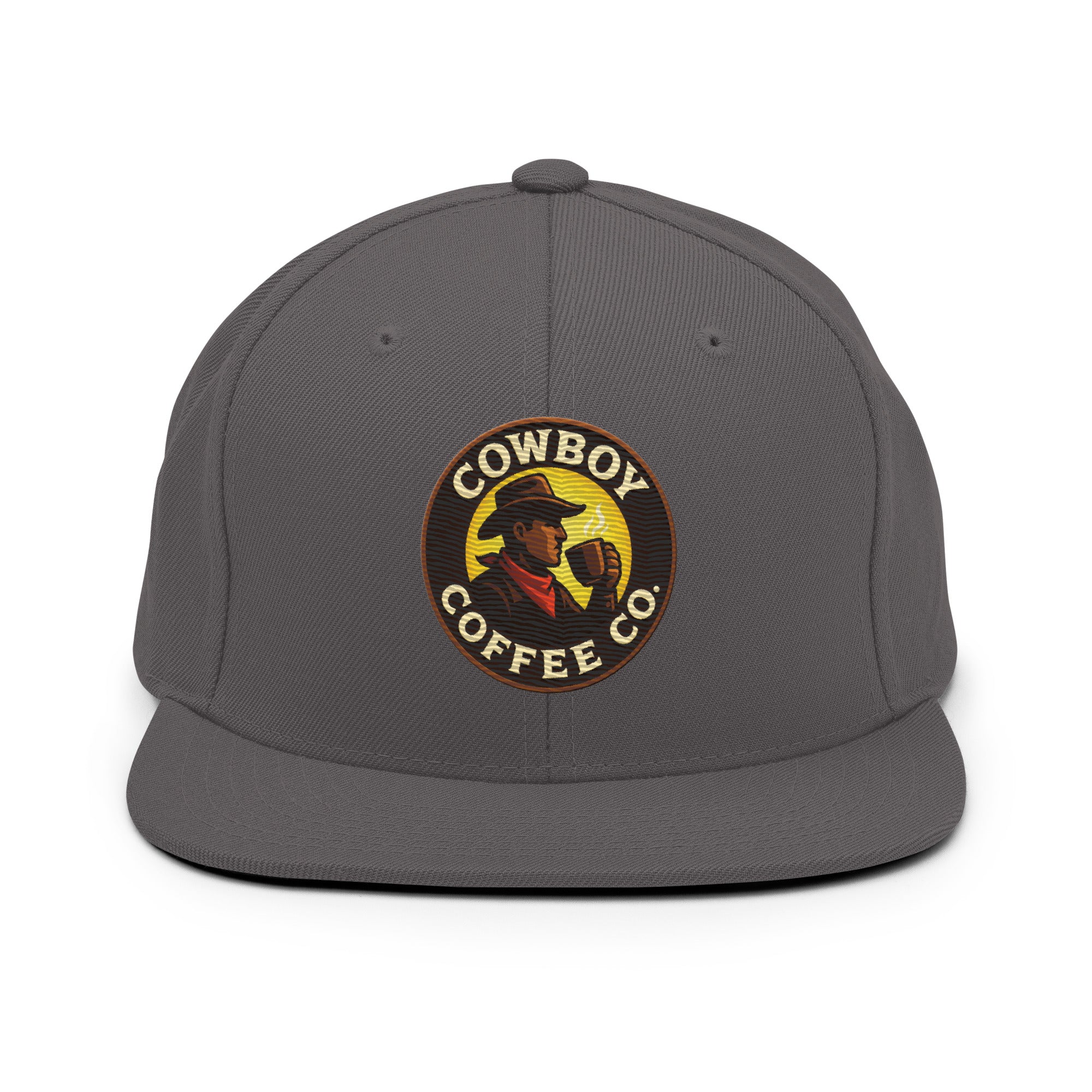 Snapback Hat with Cowboy Coffee Co logo