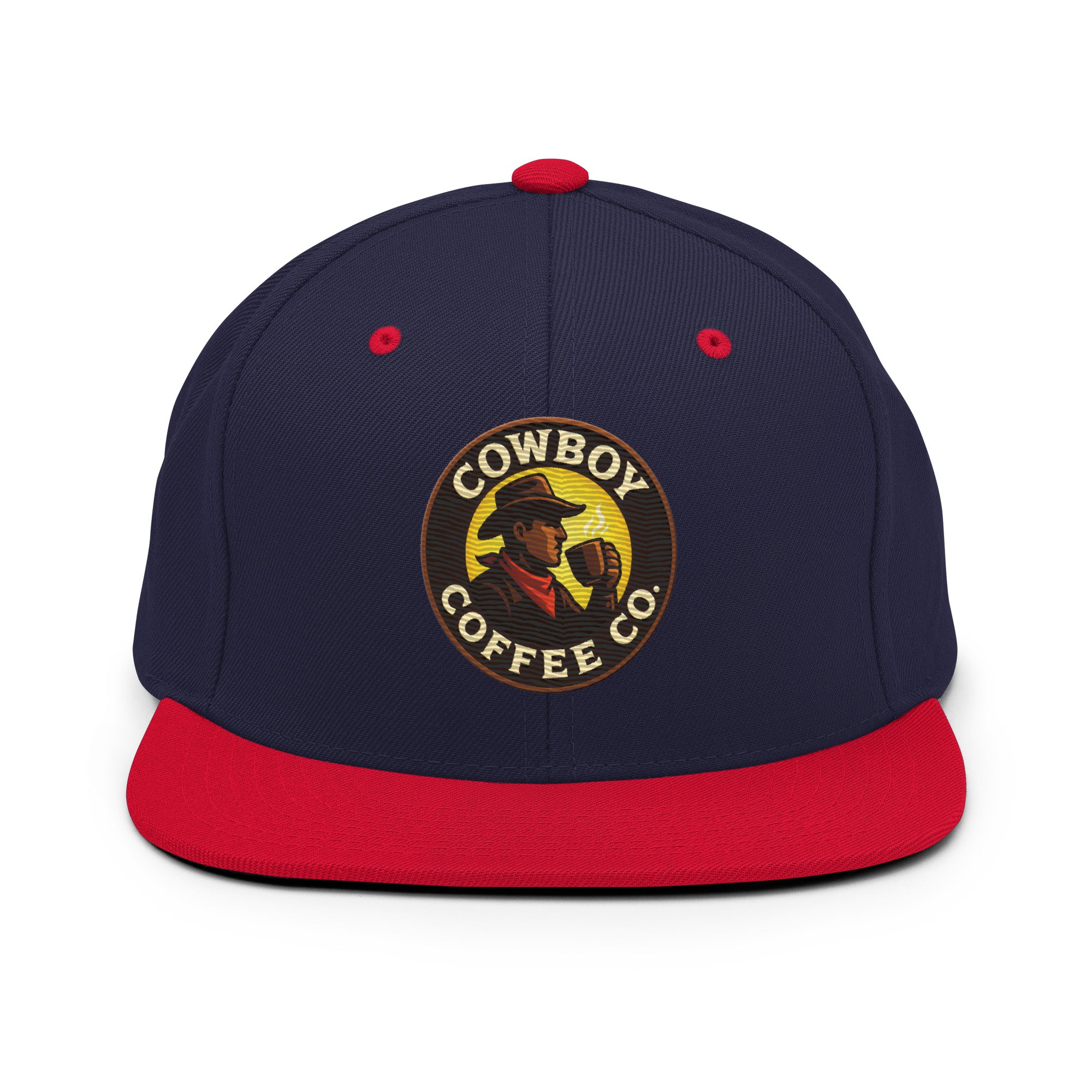 Snapback Hat with Cowboy Coffee Co logo
