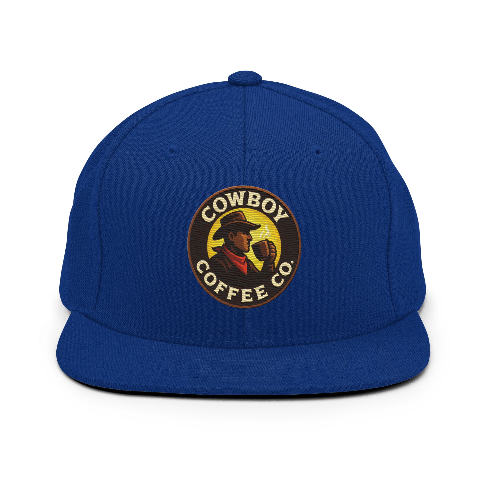 Snapback Hat with Cowboy Coffee Co logo