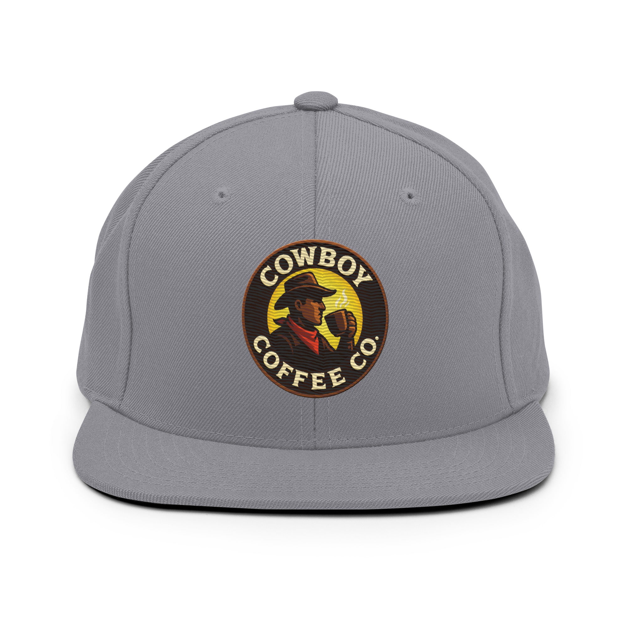 Snapback Hat with Cowboy Coffee Co logo