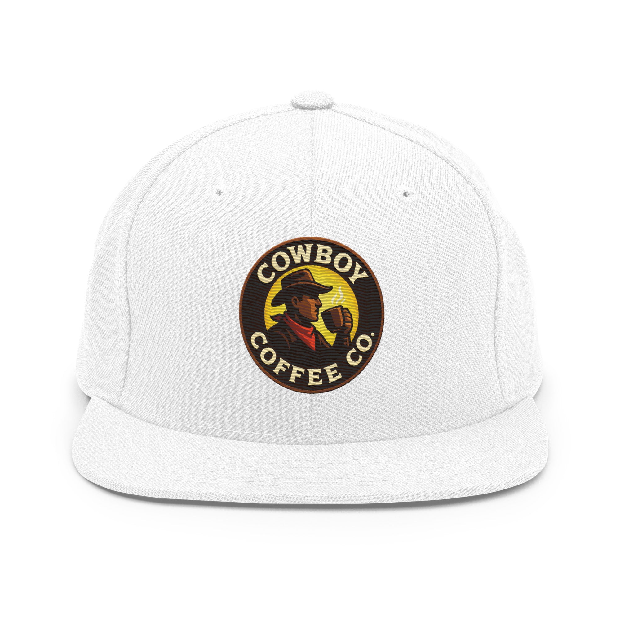 Snapback Hat with Cowboy Coffee Co logo