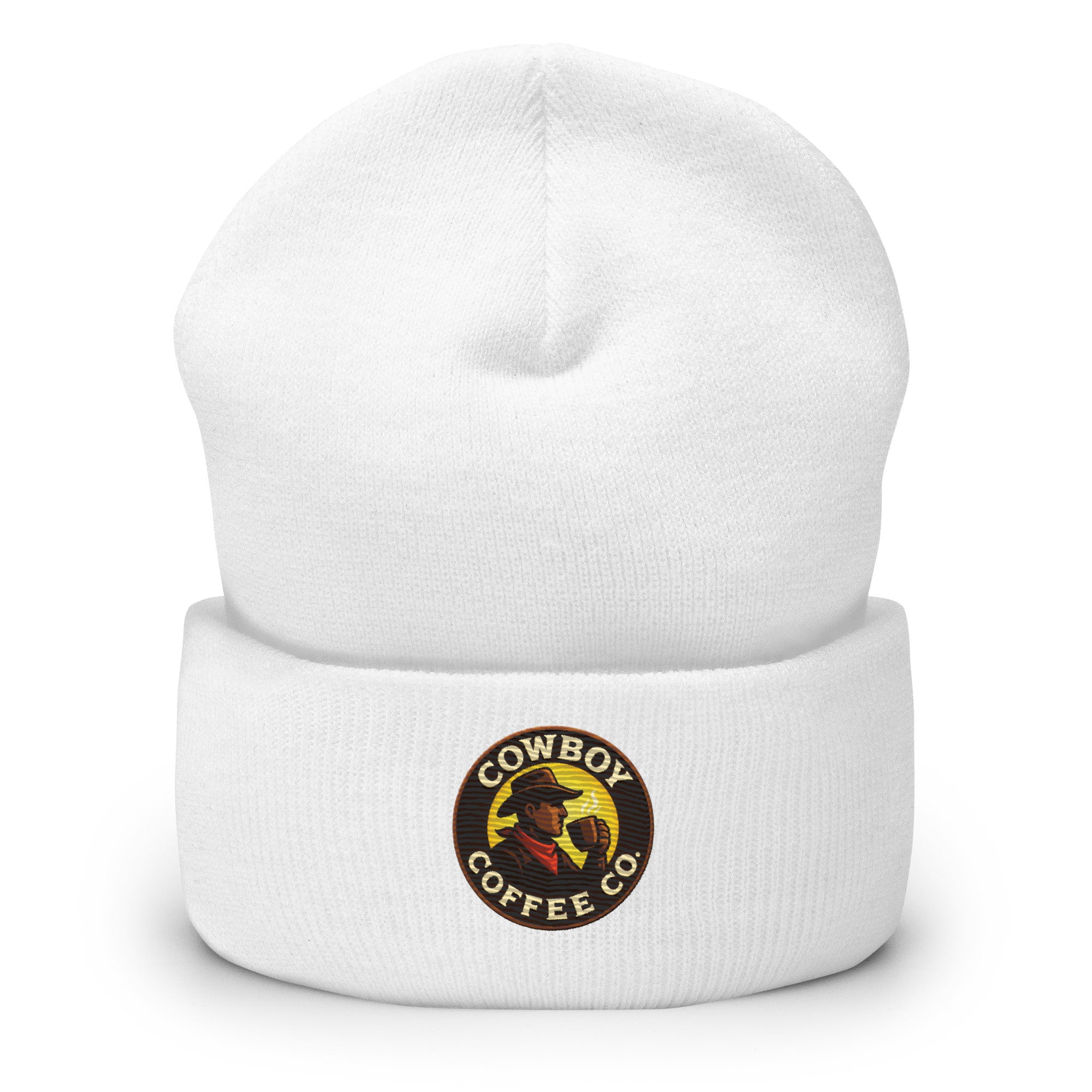 Cuffed Beanie with Cowboy Coffee Co logo