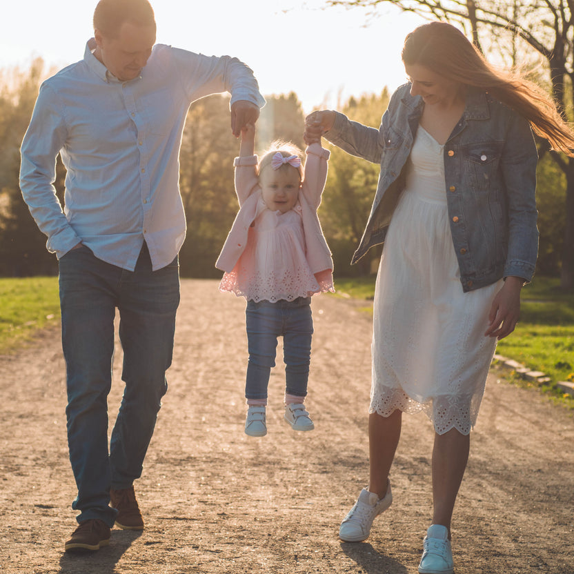 Happy family together