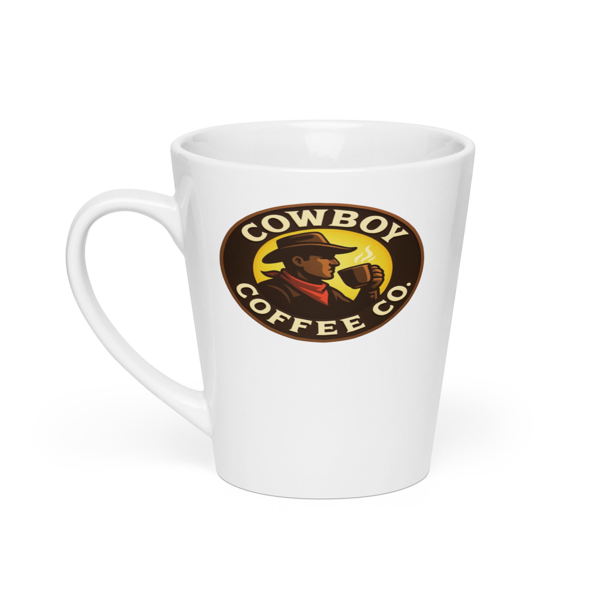 Latte mug from Cowboy Coffee Co.