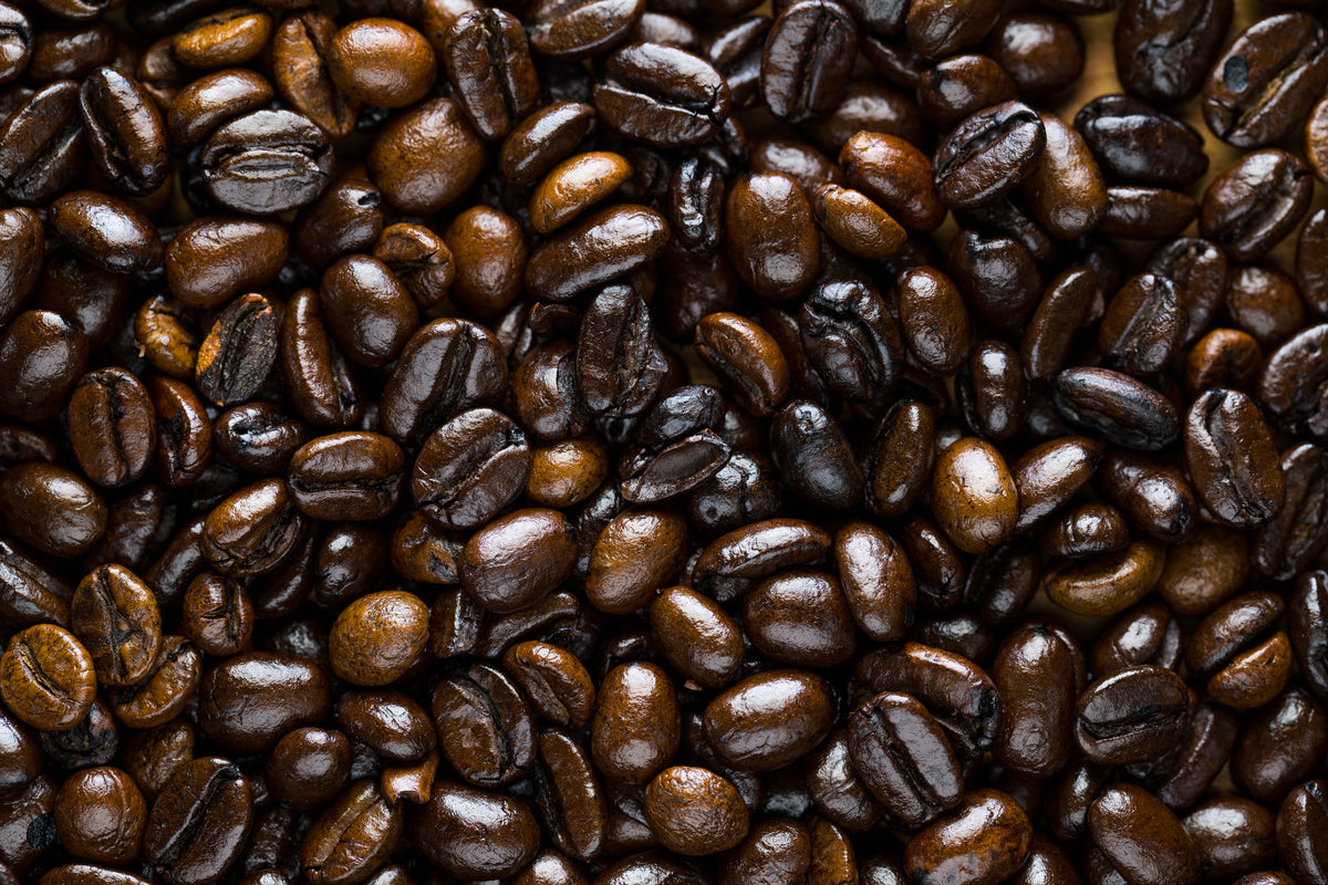 Roasted coffee beans