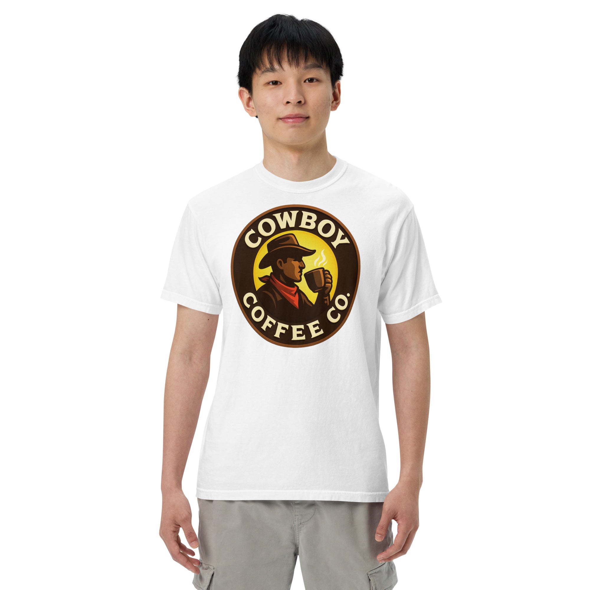 Unisex garment-dyed heavyweight t-shirt