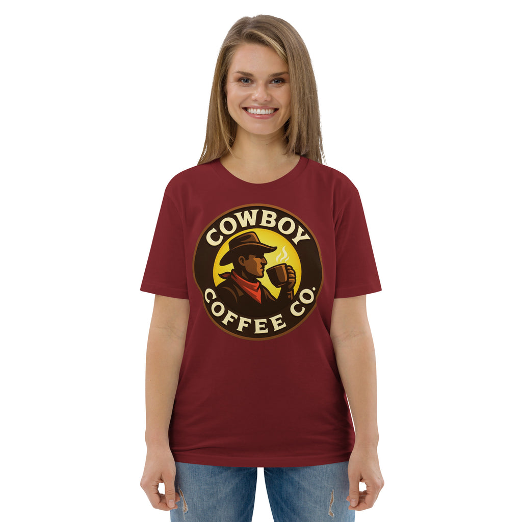 Unisex organic cotton t-shirt for coffee lovers
