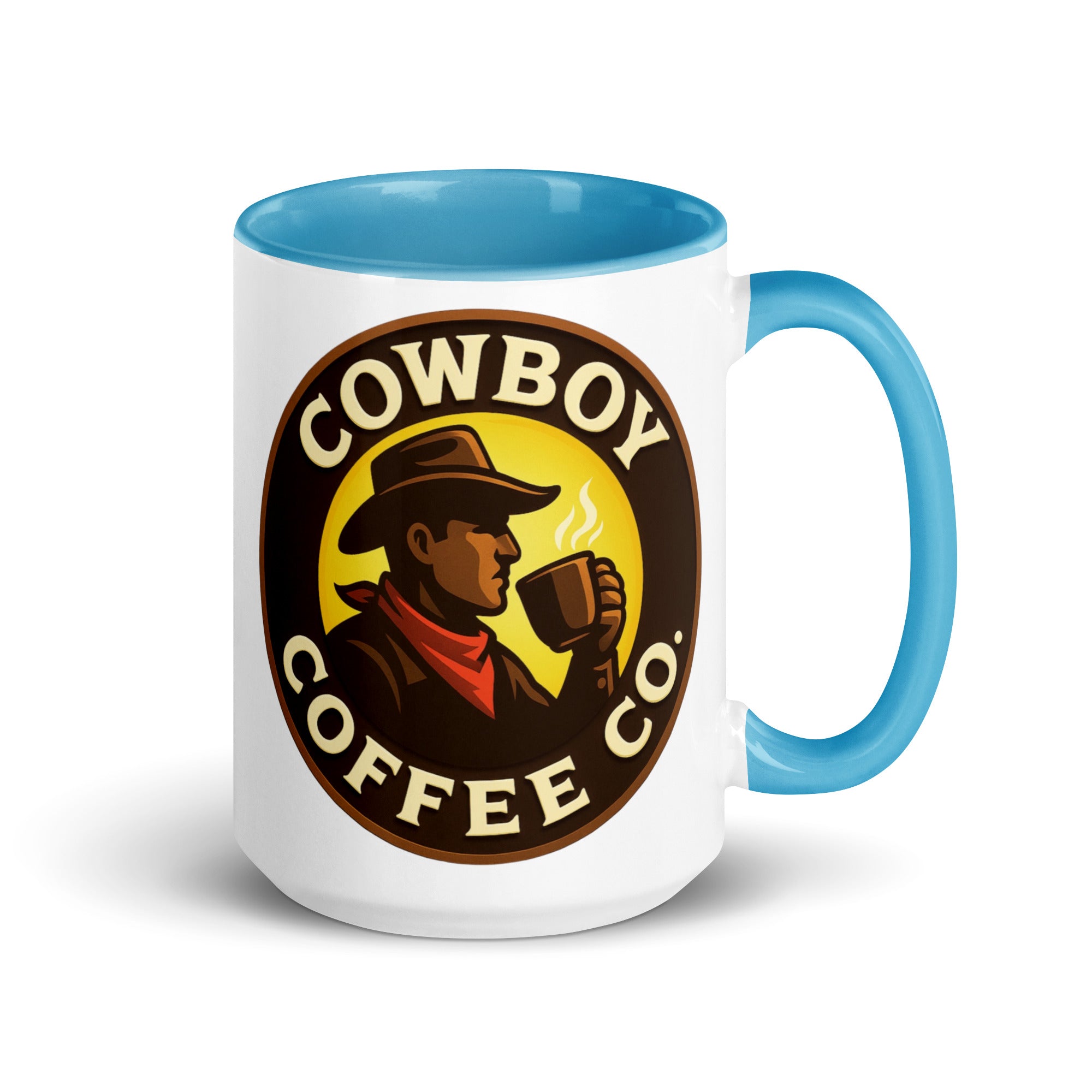 Mug with Color Inside - Cowboy Coffee Co.