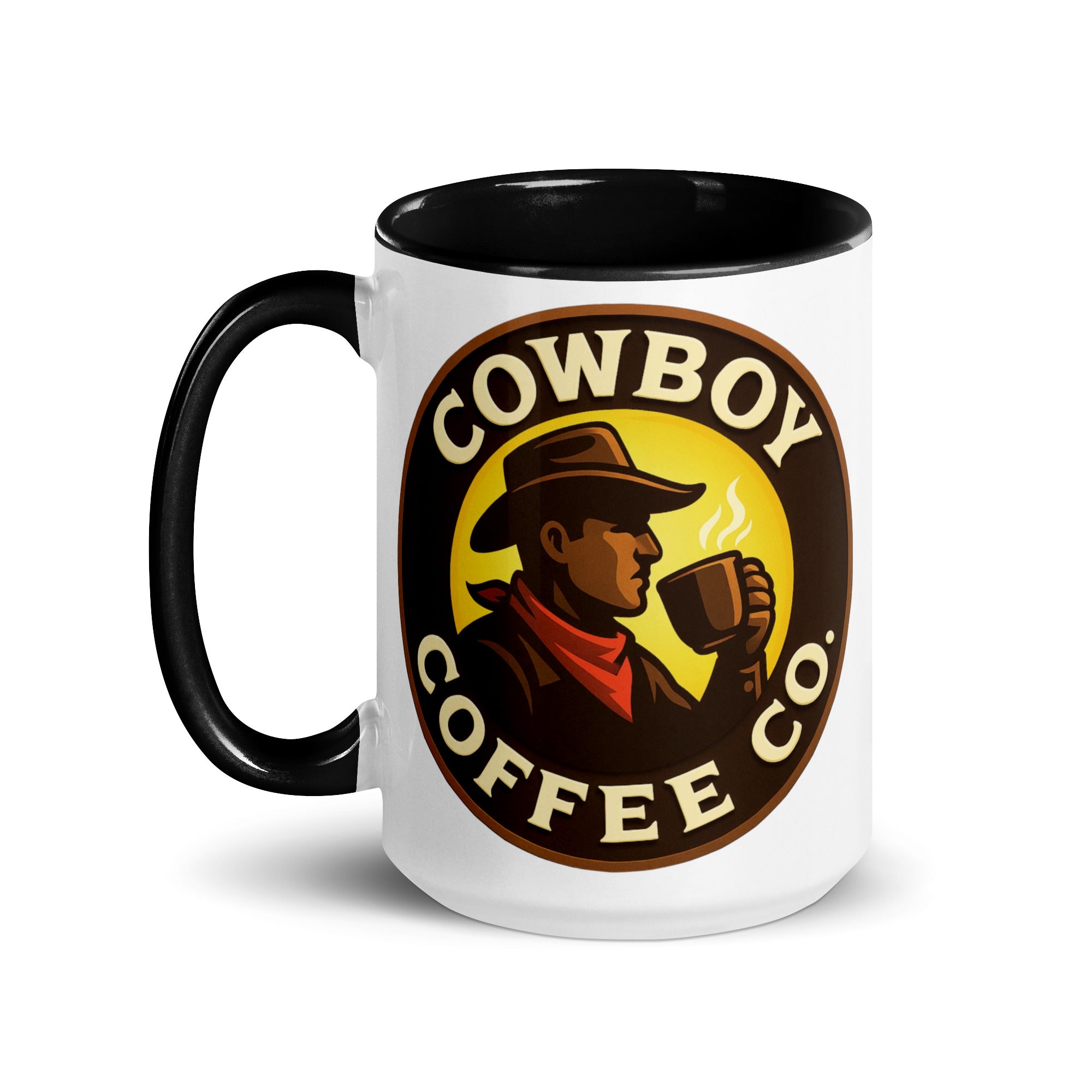 Mug with Color Inside - Cowboy Coffee Co.